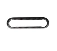 Pour Alfa Pour Romeo Pour Giulia Pour Stelvio 2017-2020 Garniture De Cadre De Réglage De Climatisation Centrale WEFOLCC(Carbon fiber look)
