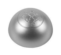 Pour Alfa pour Romeo pour Giulietta 2010 style voiture 5/6 vitesse levier vitesse bâton emblème Badge capuchon pièces de couverture tête de pommeau Housse de levier de vitesse( 6 Speed Silver Cap)