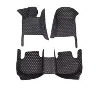 pour Alfa Romeo 147 2000-2010 Tapis De Sol Voiture Intérieur Automatique en Cuir Coussinets Pied(Black White)