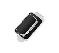 pour Alfa Romeo 156 Voiture Pare Soleil Étui à Lunettes,Cartes et Billets Arrimage Agrafe,Lunettes Pince de Rangement,Porte Lunettes de Soleil(White Black)