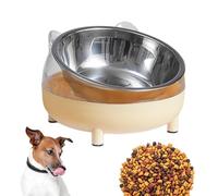 Pour Aliments P-=er Chats Relevée | P[-er Ga-tti Rialz-ata Inclinaison Anti-vomissements Avec Oreilles De Chat Et 4 Pattes, Pour Chats Large Et Peu Profonde Relevée P-er G-actes, Chatons,
