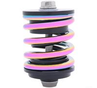 pour amortisseur Vélo Pliant Argent Or 66.8mm pour amortisseur | Construction en alliage, axe en acier, réduit les vibrations, taille 66.8x40mm, argent or(Colorful)
