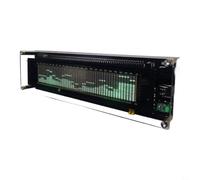 pour analyseur de spectre de musique vfd 25 bandes pour processeur stm32 pour vfd audio visualiseur verre acrylique double entrée pour mems musique lumière affichage horloge fonction 10 modes noir