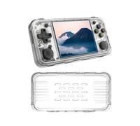 Pour ANBERNIC RG35XX H Étui de Protection en TPU Transparent, Housse de Refroidissement Antidérapante Anti-Rayures, Console de Jeu pour RG35XX H, Coque Compacte Portable Souple. (Transparent)
