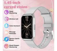 Pour Android Ios Bracelet Intelligent Femmes Smartwatch Hommes Fréquence Cardiaque Sang Oxygène Étanche Sport Bracelet Intelligent Montre Pour Dames+Cadeau.Silver.