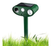 pour Animaux À Ultrasons - Coque Extérieure Noire Résistante Aux Intempéries, Piquet De Jardin pour Animaux D'extérieur, Dissuasion Polyvalente Activée par Le Mouvement | Solution EF