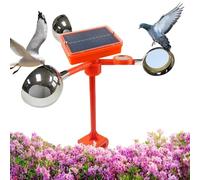 pour Animaux Extérieur À Énergie Solaire Rotatif À 360 Degrés | Dispositif À Pigeons, Pièges Étanches pour Jardin, Camping, Toit, Cour, Ferme, Pelouse, Entrepôt, Capteur De Mouvement Ultrason