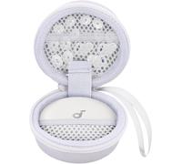 pour Anker Sleep A20 A30 Écouteurs Coque de Transport Rigide, étui de Voyage Compatible avec A20 A30 Sleep Buds A6611 (étui Seul)(Blanc)