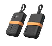 pour Anker Zolo 30W/35W Coque de Protection en Silicone Anti-Rayures et Résistante à la Poussière, Batterie Externe Portable Zolo 10000/20000mAh Coque de Protection Souple (10000mAh(30W/35W) Noir)