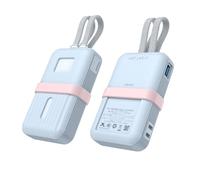 pour Anker Zolo 30W/35W Coque de Protection en Silicone Anti-Rayures et Résistante à la Poussière, Batterie Externe Portable Zolo 10000/20000mAh Coque de Protection Souple (20000mAh(30W/35W) Bleu)