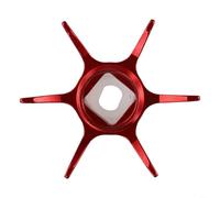 Pour Antares For Metanium For Scorpion For Curado For Calcutta For Bantam For Casitas For Slx Dc Baitcast Reel Brake Unload Key Aluminium Alloy Six Stars Tool Silver (rouge)