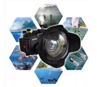 Pour appareil photo reflex numérique, objectif à dôme étanche grand angle portable de 67 mm