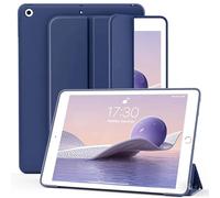 Pour Apple Ipad 10.2 2019 2020 2021 7E 8E 9E Génération Couverture Intelligente À Rabat Magnétique,Support À Trois Volets,Coque En Silicone Souple Antichoc.Navy.Ipad 10.2