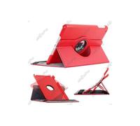 Ebeststar ® Housse Coque Etui Pu Cuir Rotatif Support Rotation 360° + Film Pour Apple Ipad Mini Retina / Ipad Mini 2 / Ipad Mini (Wi-Fi, 3g, Cellular ...), Couleur Rouge