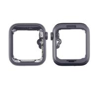 Pour Apple Watch Series 5 40 Mm/4 40 Mm (Édition Lte), Cadre Central Oem Démontable Avec Câble Couronne Numérique À Rouleau Latéral (Sans Logo) - Gris