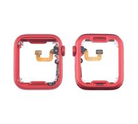 Pour Apple Watch Series 6 40 Mm (Édition Lte), Cadre Central Oem Démontable Avec Câble Couronne Numérique À Rouleau Latéral (Sans Logo) - Rouge