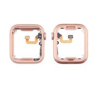 Pour Apple Watch Series 6 44 Mm (Édition Lte), Cadre Central Oem Démontable Avec Câble Couronne Numérique À Rouleau Latéral (Sans Logo) - Doré