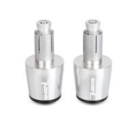 Pour APRILIA TUONO V4 V4R Usine TUONOV4 TUONOV4R 7/8 "22MM Extrémités De Barre Poignée Poignées Guidon Moto Embout Anti-Vibration guidon(Argent)