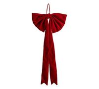 pour Arbre de Porte, Ornements Rouges, surmatelas Festif avec Construction de Ruban Qui Offre Un Aspect décoratif élégant | Parfait pour la fête, l'intérieur, l'extérieur, la Porte d'entrée