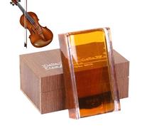Pour arc, colonophies violon | Accessoire pour instruments de musique | Colonie jaune pour colonophies de violon violet naturel pour sécuriser : notre bloc de violon colophane offre un violon pour