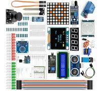 Pour Arduino pour V3.0, pour Mega 2560 et 328P - Kit d'apprentissage de projet électronique 85 pièces avec pour, LCD1602, pour module relais, pack capteur, TTP223 Touch, Distance,