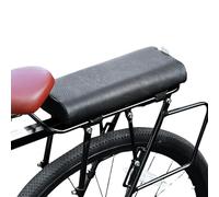 Pour arrière de vélo : coussin doux et épais pour passager, selle confortable à monter, durable pour porte-bagages pour adultes, tapis de vélo absorbant