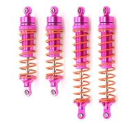 pour Arrma 1/10 pour Granite pour BIG pour Rock pour Crew RC Car Upgrade Parts 4Pcs Amortisseur À Ressort Avant Et Arrière en Métal Accessoires RC