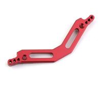pour Arrma 1/10 pour Kraton pour Granite pour Big pour Rock pour Senton 4x4 3s pour Blx Rc Plaque De Support D'amortisseur De Tour D'amortisseur Avant Arrière en Métal Accessoires RC(Red,Rear)