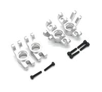Pour Arrma 1/18 Pour Granite Pour Typhon Quake Pour Gorgon Pour Grom 1/16 Coupe Volant Arrière Métal Siège Pièces Détachées Voitures Télécommandées Pièces FuséE D'Essieu Rc(Silver)