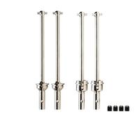 Pour Arrma 1/7 1/8 6S Pour Felony Pour Infrection Pour Limiteless Pour TLR Pour Tuned Pour Typhon Essieu Avant Arrière Arbre Transmission CVD Pièces RC D'entraînement Arbre(Silver,Set 5MM)