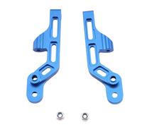 Pour Arrma 1/7 Infraction Limitless Colonne De Coque Arrière En Métal Cadre Fixe Cadre De De Carrosserie Arrière Bleu