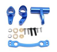 pour Arrma 1/8 6S pour KRATON pour Outcast pour Senton pour Talion pour Typhon pour Notorious 6S pour BLX RC Ensemble Direction en Métal Voiture Ensemble Manivelle Accessoires Jouets RC(Blue)