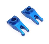 Pour Arrma 3S Pour Granite Pour Senton Pour Vorteks Big Pour Rock 1/10 Pour Typhon 1/8 C-Hubs+ Steering Block+ Rear Axle Base Détachées Voitures RC Pièces FuséE D'Essieu Rc(Blue,Rear Hub)