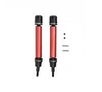 Pour Arrma 3s Pour Mega Pour Vorteks Pour Senton Pour Granite Pour Big Rock Pour Typhon 1/10 Slider Avant Arrière Arbre Transmission Dogbones Ensemble Pièces RC Arbre Transmission RC(Red,Size 2pcs)