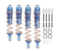 Pour Arrma 6S 1/7 Pour Kraton Pour Notorious Pour Outcast 1/8 4 Pièces 110 Mm 135 Mm Amortisseur À Huile En Métal Pour Voiture RC Pièces De Rechange Amortisseur RC(Blue)