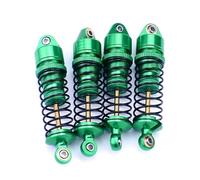 Pour Arrma Pour Granite Pour Grom Pour Typhon Pour Mojave 1/14 1/18 4 Pièces Mise Niveau D'amortisseurs Avant Arrière Simulés Métal Modèles Amortisseurs RC(Green)