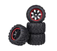 Pour Arrma Pour Kraton Pour Outcast Pour Typhon Pour Traxxas Pour Maxx Pour Sledge 1/8 1/10 3.8 Pneus Pré-collés Roues Hexagonales 17 Mm Voiture Télécommandée RC Pneus Voiture Pièces