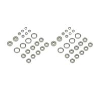 pour Arrma pour Kraton pour Typhon pour Talion 1/8 44 Pièces Kit De Roulements À Billes Pièces De Rechange pour Mise À Niveau Ou Réparation De Voitures Télécommandées Roulements RC