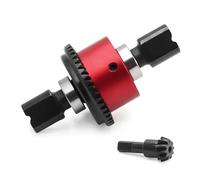 Pour Arrma Pour Kraton V5 V6 1/8 BIG Pour Rock Pour Mojave EXB 1/7 43T 10T Ensemble Différentiel Avant Arrière En Acier ARA310990 Pièces Mise À Niveau RC Mise Niveau Modèles(Red)