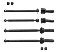 Pour Arrma Pour Limitless Pour Infraction 6S 1/7 Pour BLX Pour Typhon 6S 1/8 1 Jeu D'arbres Transmission Avant Et Arrière En Acier Avec Joint Homocinétique RC Mise Niveau Modèles(Black)