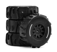 Pour Arrma Pour Mojave Pour Grom 1/16 4 Pneus De 72 Mm Pour Short Course Truck Pour Sable Pièces Rechange Et Accessoires Réparation Pour Voitures RC RC Modèles Pièces(Black,C)