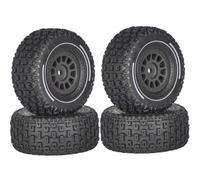 Pour Arrma Pour Mojave Pour Grom 4x4 1/14 Pour Desert Off-Road Roues Améliorées Pour Petite Échelle Pour Smart RC Trucks Pièces Détachées RC Pneus Roues(Black)