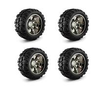 pour ARRMA pour Traxxas pour Buggy 1/10 4 Pièces 150MM Pneus Roue Camion 17Mm Hex RC Modèle Voiture Accessoire Assembler Remplacement Modifié Pneu Caoutchouc RC
