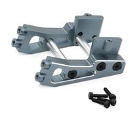 Pour Arrma Pour Typhon Pour Grom 223S Pour BLX Pour Typhon Pour Grom Mega 1/14 Ensemble Montage D'aile Arrière Métal Accessoires Pièces Mise À Niveau RC Accessoires Voiture Rc(Grey)