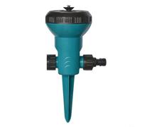 Pour arroseur de pelouse et jardin rotatif à 360 degrés avec taille de pulvérisation réglable pour arroser efficacement l'herbe, les jardins, les cultures et les espaces extérieurs (B)