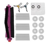 pour Aspirateur pour Midea V12/Eureka J12 Ultra, Brosse Latérale Principale, Filtre Hepa, Sac à Poussière en Tissu de Vadrouille