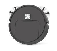 Pour aspirateur robot intelligent, balayage et nettoyage 3 en 1 avec navigation silencieuse, longue durée de vie de la batterie pour les grands sols domestiques (type de batterie noir)