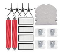 Pour aspirateur robot Max Max + T8 Pièces de rechange Brosse principale Filtre HEPA Mop Chiffon Sac à poussière Noir