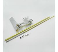 Pour assemblage de gouvernail de bateau RC avec arbre flexible de 4 mm, conçu pour une utilisation marine et AiFor RCraft avec fonctions réglables (pour hélice droite)