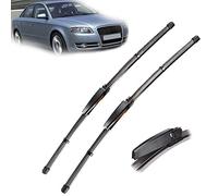 , Pour Audi A4 B7 S4 RS4 2004 2005 2006 2007 2008 Jeu de balais d'essuie-glace avant de fenêtre 22 & # 22'